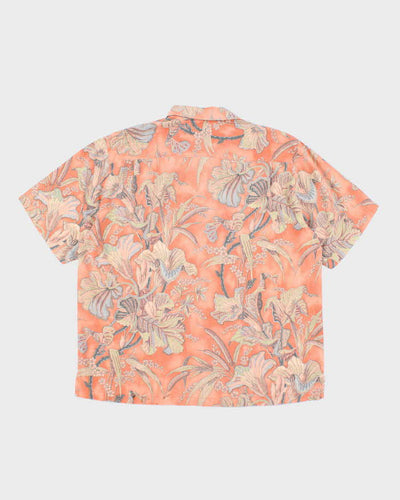 Vintage Tommy Bahama Faded Floral Hawaiian Shirt - XL