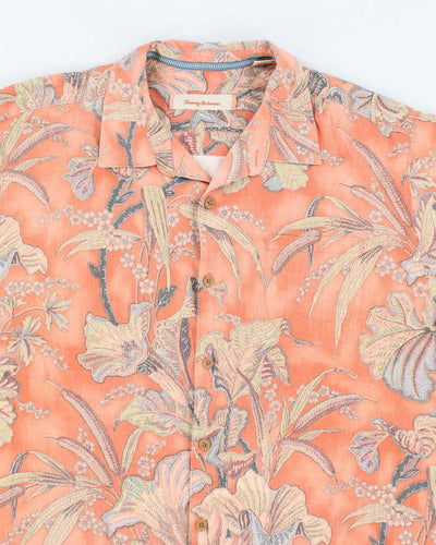 Vintage Tommy Bahama Faded Floral Hawaiian Shirt - XL