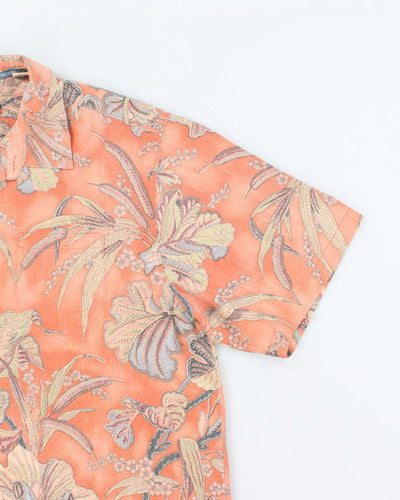Vintage Tommy Bahama Faded Floral Hawaiian Shirt - XL