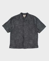 Vintage Jamaica Jaxx Embossed Floral Hawaiian Shirt - L