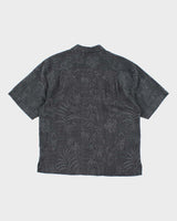 Vintage Jamaica Jaxx Embossed Floral Hawaiian Shirt - L