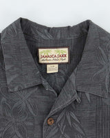 Vintage Jamaica Jaxx Embossed Floral Hawaiian Shirt - L