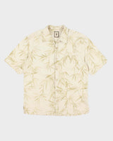 Vintage Jamaica Jaxx Patterned Palm Trees Hawaiian Shirt - L