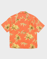 Vintage Jamaica Jaxx Orange Floral Print Hawaiian Shirt - M