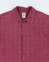 Vintage Jamaica Jaxx Textured Striped Hawaiian Shirt - L
