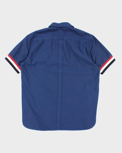 Vintage Fred Perry Small Crest Striped Short-Sleeved Shirt - L