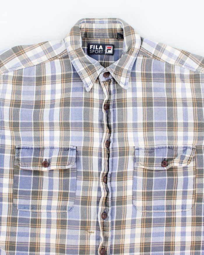 Vintage 2000's Fila Sports Heavyweight Flannel Shirt - L