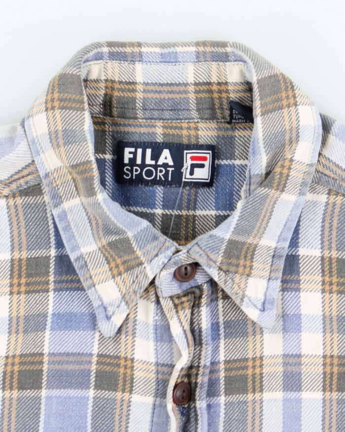 Vintage 2000's Fila Sports Heavyweight Flannel Shirt - L