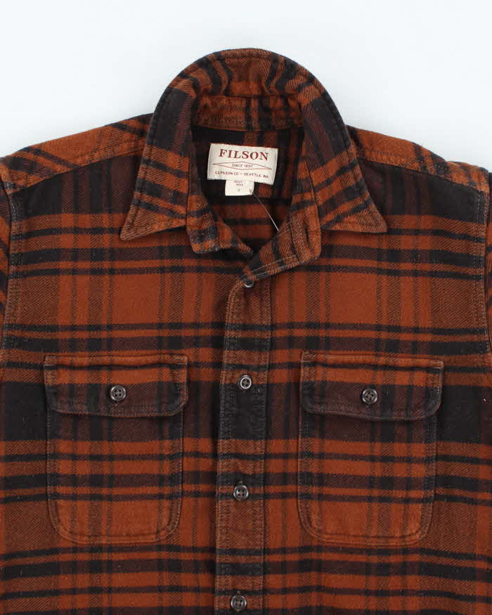 Vintage Filson Heavyweight Button Up Flannel Shirt - S