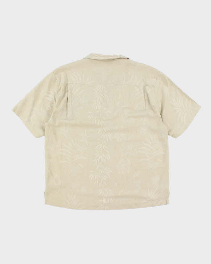 Vintage 2000's Jamaica Jaxx Embossed Floral Hawaiian Shirt - XL