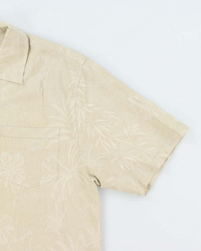 Vintage 2000's Jamaica Jaxx Embossed Floral Hawaiian Shirt - XL