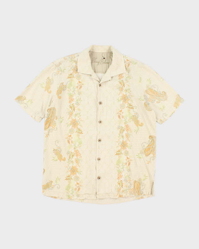 Vintage 2000's Tommy Bahama Floral Print Hawaiian Shirt - M