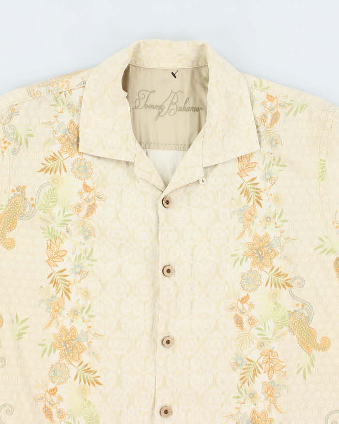 Vintage 2000's Tommy Bahama Floral Print Hawaiian Shirt - M