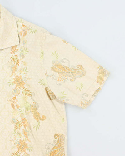 Vintage 2000's Tommy Bahama Floral Print Hawaiian Shirt - M