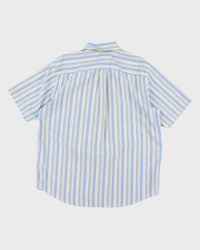 Vintage Eddie Bauer Striped Wrinkle Resistant Shirt - L