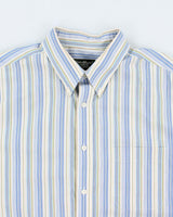 Vintage Eddie Bauer Striped Wrinkle Resistant Shirt - L