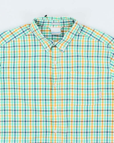 Vintage Columbia Striped Lightweight Short Sleeve Shirt - L