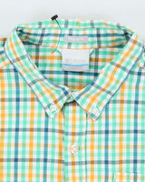 Vintage Columbia Striped Lightweight Short Sleeve Shirt - L