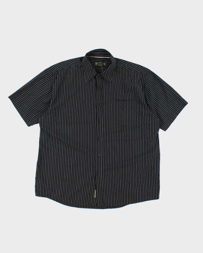 Vintage Y2K R2 Randy Striped Gothic Style T-Shirt - XL