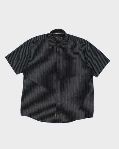Vintage Y2K R2 Randy Striped Gothic Style T-Shirt - XL