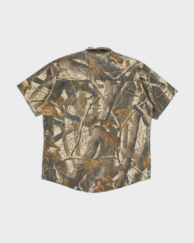 Vintage 2000's Real Tree Camouflage Heavyweight Button Up Shirt - M