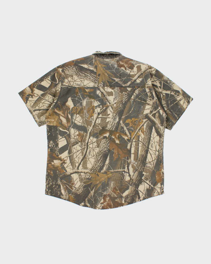 Vintage 2000's Real Tree Camouflage Heavyweight Button Up Shirt - M