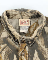 Vintage 2000's Real Tree Camouflage Heavyweight Button Up Shirt - M