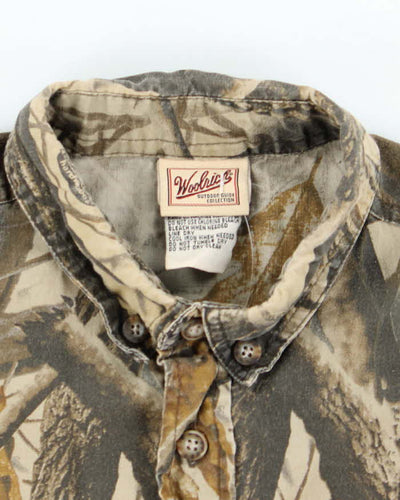 Vintage 2000's Real Tree Camouflage Heavyweight Button Up Shirt - M