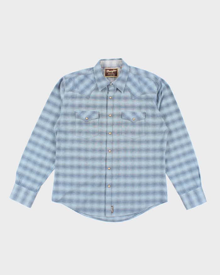 Vintage Wrangler Retro Western Snap Button Shirt - L