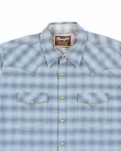 Vintage Wrangler Retro Western Snap Button Shirt - L