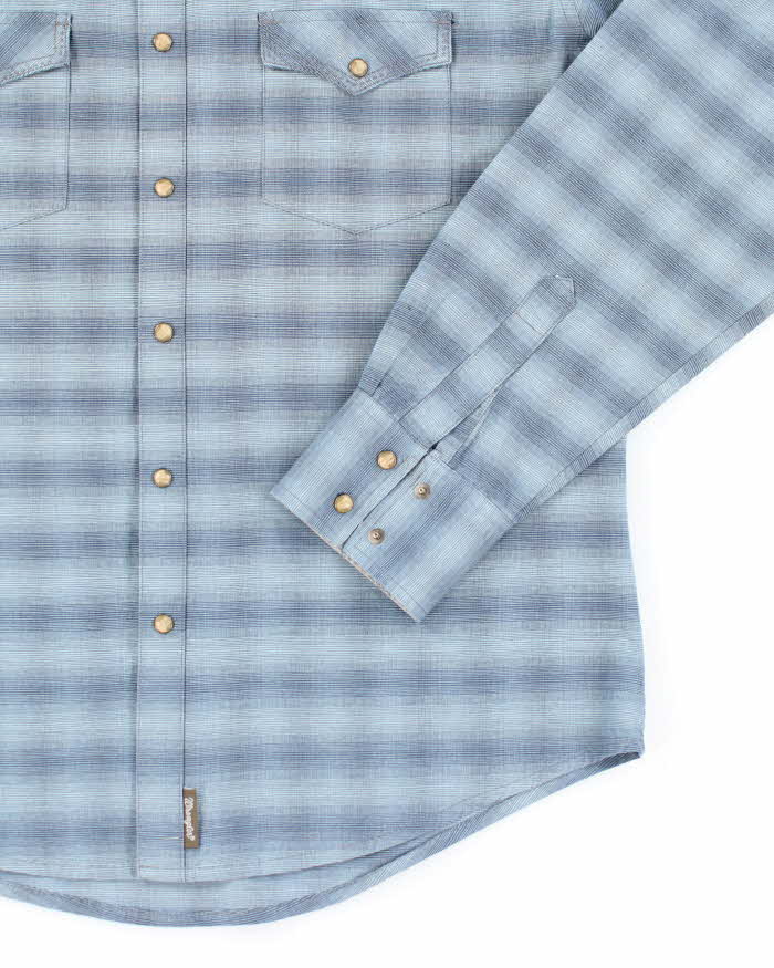 Vintage Wrangler Retro Western Snap Button Shirt - L