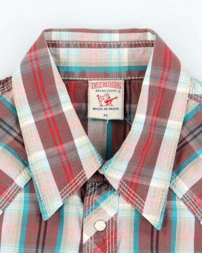 Vintage Y2k 00s True Religion Western Snap Button Shirt - XL