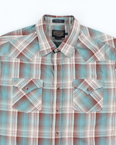 Vintage Pendleton Western Snap Button Shirt - XL