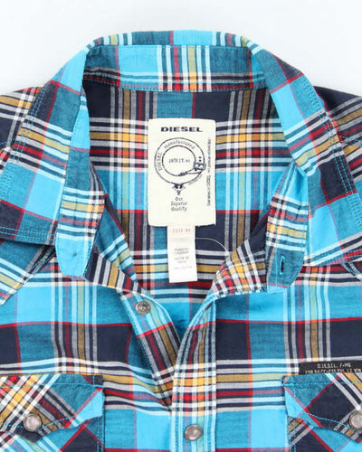 Vintage Y2k 00s Diesel Western Snap Button Shirt - XL