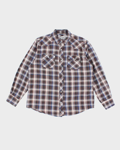 Vintage Wind River Heavyweight Western Snap Button Shirt - M