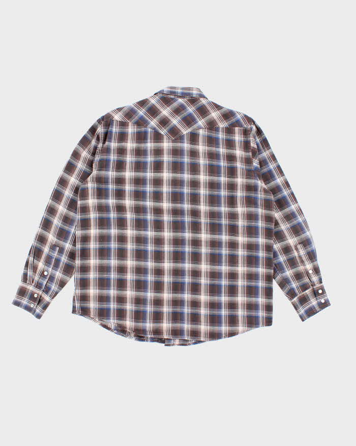 Vintage Wind River Heavyweight Western Snap Button Shirt - M