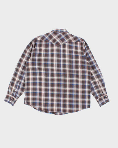 Vintage Wind River Heavyweight Western Snap Button Shirt - M