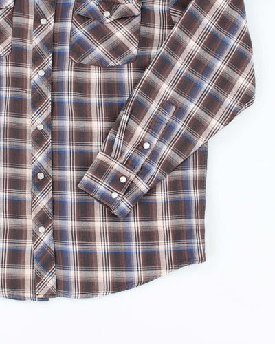 Vintage Wind River Heavyweight Western Snap Button Shirt - M