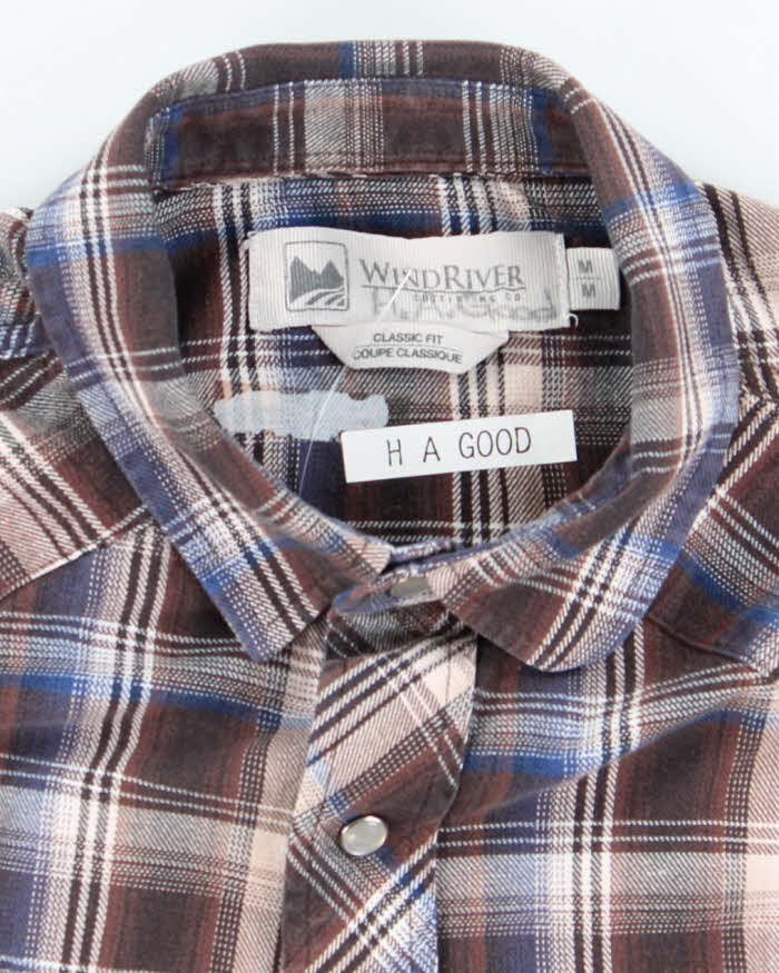 Vintage Wind River Heavyweight Western Snap Button Shirt - M