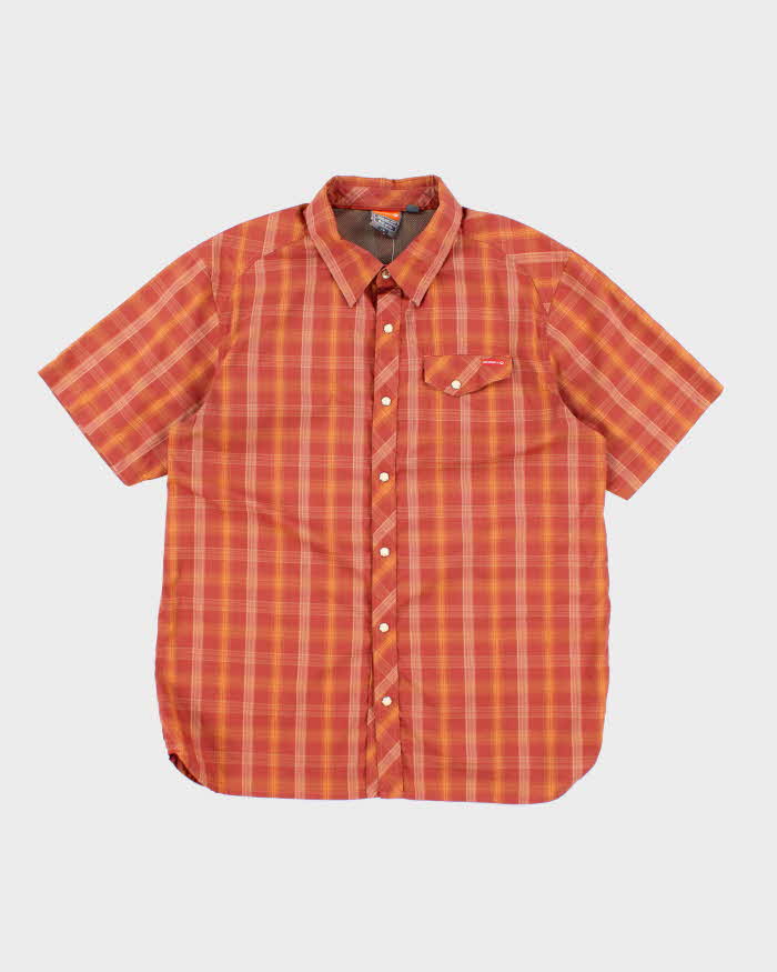 Vintage 00s Merrel Checked Short Sleeve Shirt - L