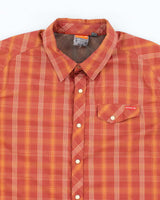 Vintage 00s Merrel Checked Short Sleeve Shirt - L