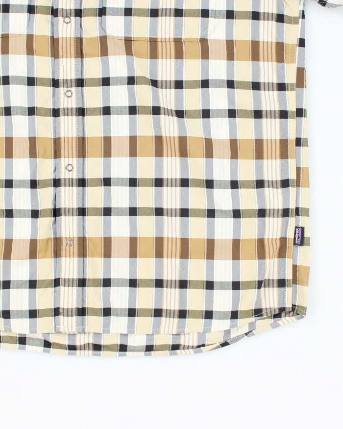 Vintage 00s Patagonia Checked Short Sleeve Shirt - L