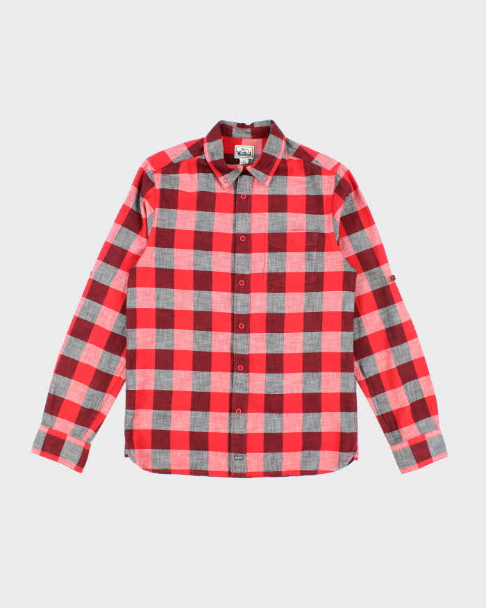 Vintage 00s Woolrich Checked Long Sleeve Shirt - S