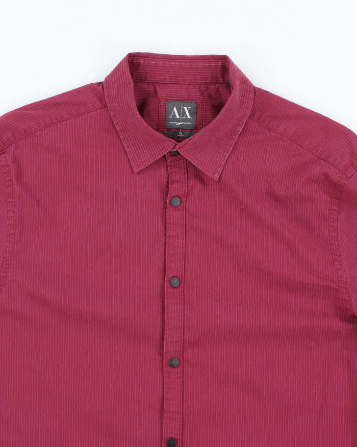 Vintage Y2k 00s Armani Exchange Long Sleeve Shirt - M