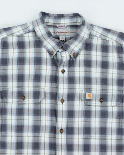 Vintage Carhartt Checked Short Sleeve Shirt - XL