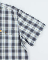 Vintage Carhartt Checked Short Sleeve Shirt - XL