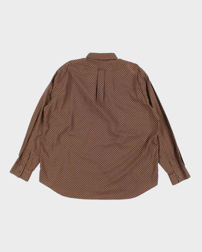 Vintage Burberry Pattern Long Sleeve Shirt - XXL