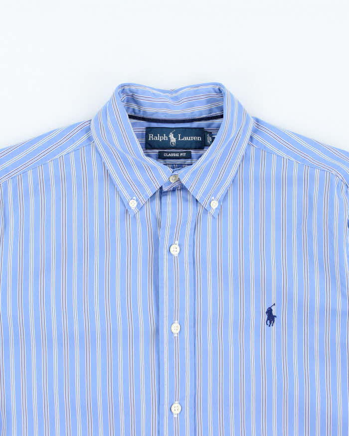 Vintage Ralph Laureen Stripe Long Sleeve Shirt - S