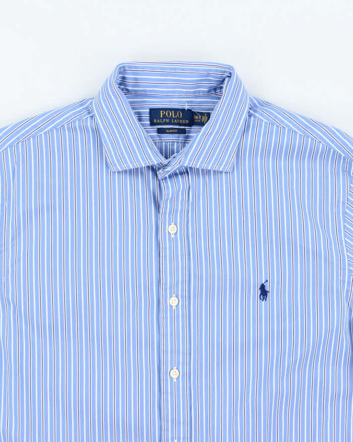 Vintage Ralph Laureen Stripe Long Sleeve Shirt - M