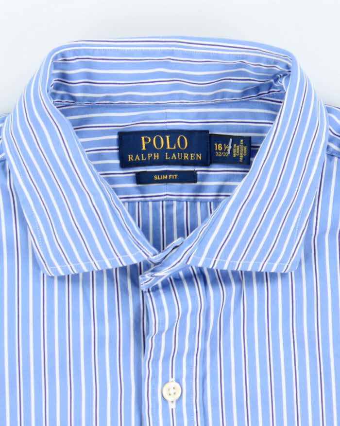 Vintage Ralph Laureen Stripe Long Sleeve Shirt - M